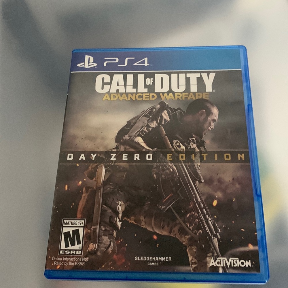 Call of Duty Advanced Warefare Sony PlayStation 4 disc